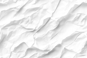 Fototapeta premium A close-up of crumpled paper, showcasing texture and depth created by folds and creases in the material
