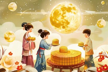 A group of people gathered around a cake, celebrating a special occasion
