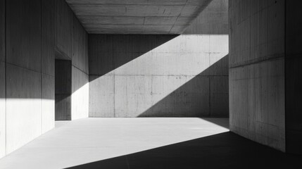 Concrete texture, gray expanse. Generative AI