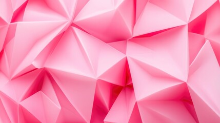 Fototapeta premium Abstract Pink Geometric Background