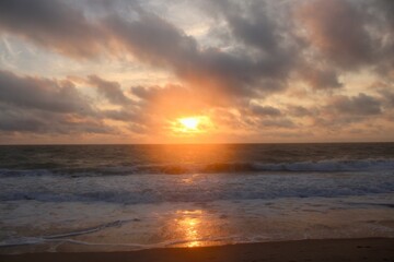 A sunrise on Rehoboth Beach 