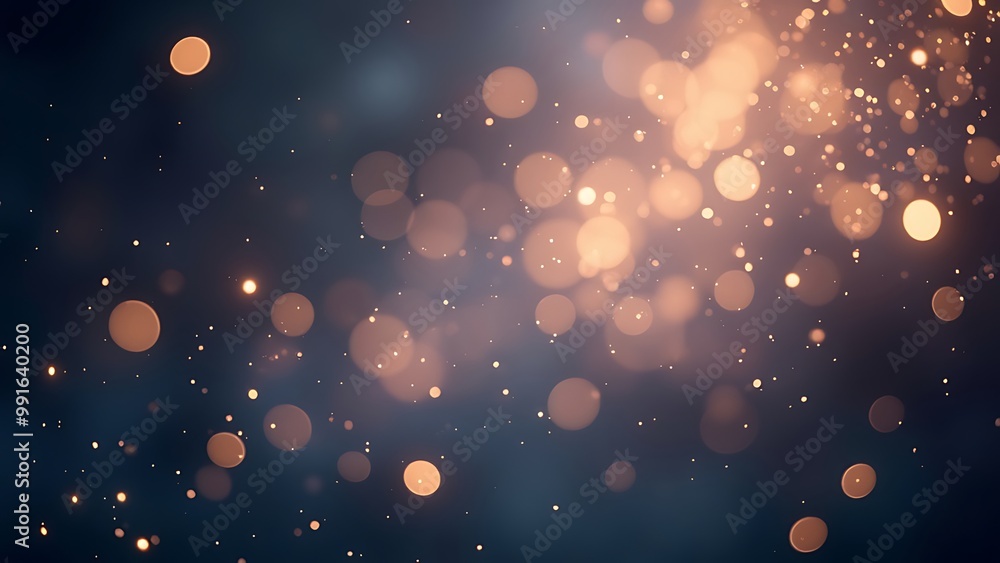 Poster a dark, blurred gradient background featuring soft glowing light spots that gently fade into the sha