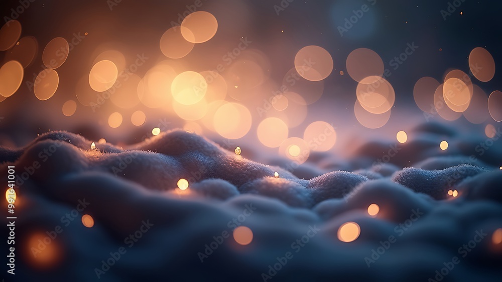 Poster a dark, blurred gradient background featuring soft glowing light spots that gently fade into the sha