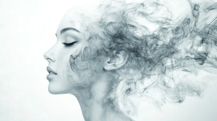 Woman with Smoke Hair