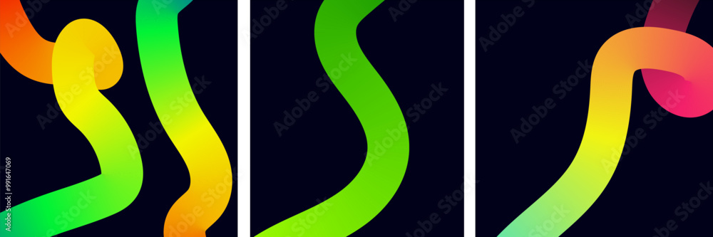 Poster gradient abstract background design, abstract gradient cover designs, abstract background design