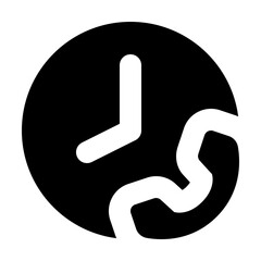 Clock Phone Icon