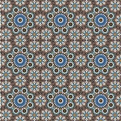 Seamless arabic geometric ornament based on traditional arabic art. 