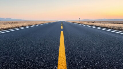 Highway with a rest area visible on the side, highway rest stop, traveler s infrastructure
