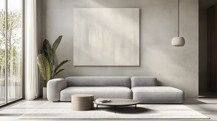 minimalist living room, modern living room