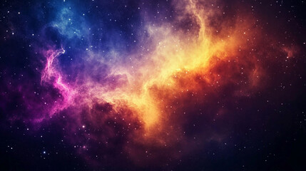 Fototapeta premium Exploring the Colorful Cosmos Delving into Space -Galaxies, Stunning Galactic Wonders: Captivating Cosmos in Vibrant Detail.