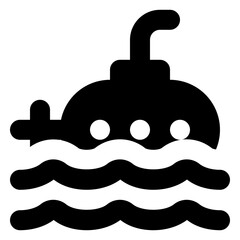 Submarine Surface Icon