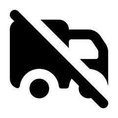 No Truck Icon