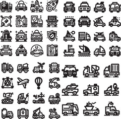 icon, set, vector,