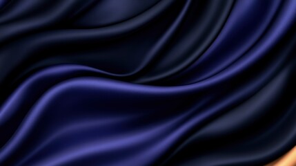 Fototapeta premium Elegant Blue Silk Fabric Drape Background