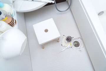 お風呂の排水溝の汚れ