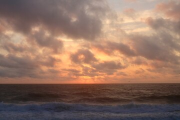 Fototapeta premium Sunrise over the sea 