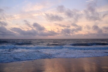 Fototapeta premium Sunrise over the beach 
