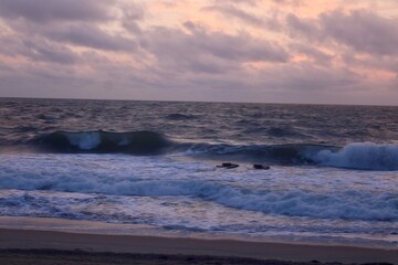 Sunrise over the ocean 