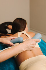 Tecar therapy for legs. Using electromagnetic energy to reduce pain and inflammation. Awakening...