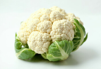 cauliflower isolated on white