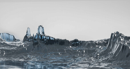 abstract ice blue design background