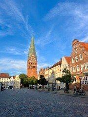 Obraz premium old town streets, old town architecture