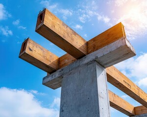 Modular bridge under construction with interchangeable components for quick assembly, modular construction, rapid deployment