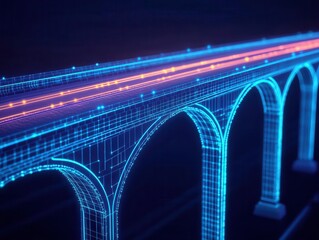 Smart bridge with embedded sensors for monitoring structural health and traffic flow, smart bridge, intelligent infrastructure