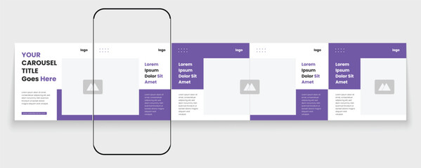 Business carousel banner. Social media post bundle. Digital marketing carousel banner template. Marketing agency carousel post template pack. creative social media post design bundle. © Tarek Digital