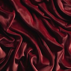 Fototapeta premium Red Velvet Fabric Texture Background