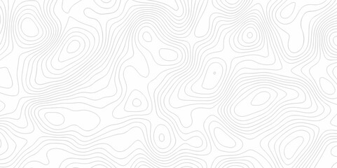 White wave carve line geography landscape topo counter grid map. Line topographic diagonal doodle spiral map abstract background.