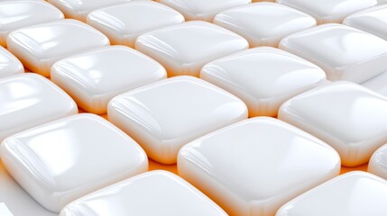 Fototapeta premium Abstract White Cubes Pattern