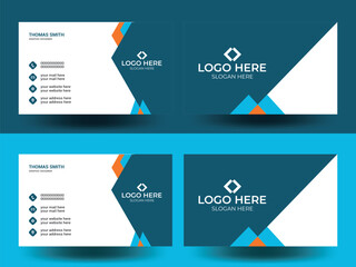 Creative and modern business card template.
