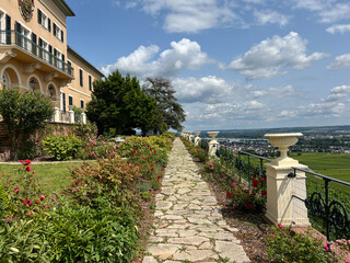 view from Schloss Johannisberg, Rheingau
