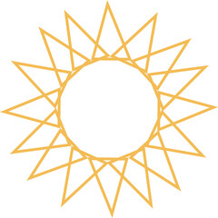 The astrological astronomical symbol is the Sun