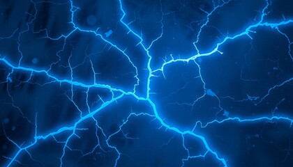 Frozen surface with sharp glowing fractures for desktop customization