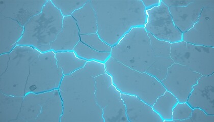 Obraz premium Cold, brittle ice glowing green for smartphone wallpaper