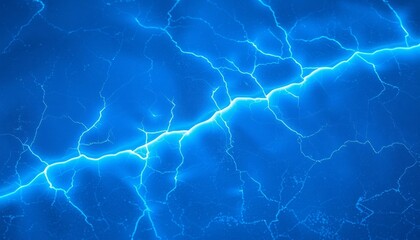 Obraz premium Cold, glowing cracks in ice surface for desktop customization
