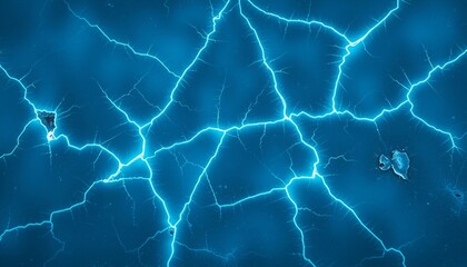 Cold ice surface with glowing cracks for desktop wallpapers