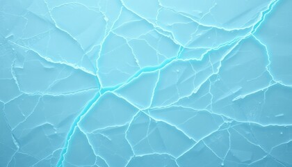 Obraz premium Frozen ice with faint glowing blue for tablet screens