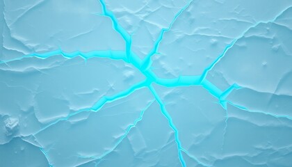 Obraz premium Shattered ice glowing brightly for digital backgrounds