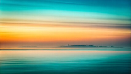 Fototapeta premium Distant Horizon with Soft Focus and Haze