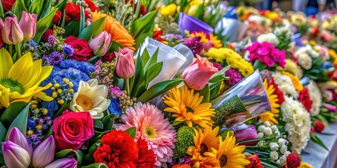 Obraz premium Heartfelt Sympathy Messages for Flowers to Convey Condolences and Support in Difficult Times