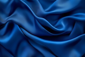 Rich Sapphire Blue Fabric Texture Background