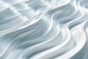 Fototapeta premium A close-up shot of a wavy surface, possibly water or fabric