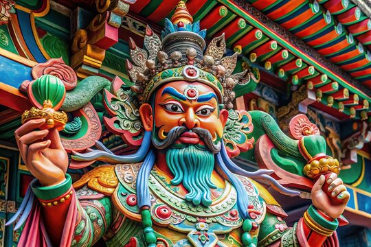 Traditional Haetae Sculpture Symbolizing Protection and Good Fortune in Asian Culture and Artistry