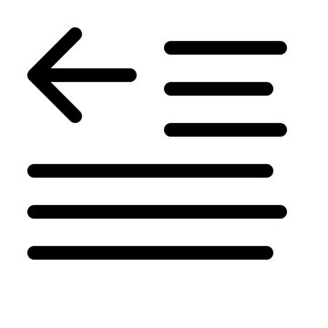 Paragraph Outdent