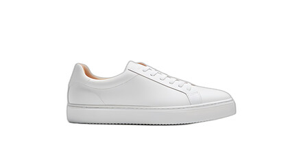 white sneakers white background