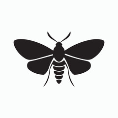  silhouettes Dragonfly vector illustration and white background.