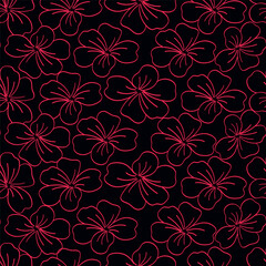 pattern, seamless, flower, floral, wallpaper, vector, design, leaf, ornament, vintage, illustration, texture, decoration, art, nature, retro, decor, textile, plant, fabric, element, ornate, 